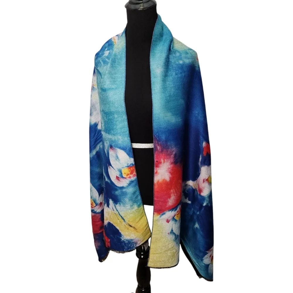 NWT Jessica McClintock Abstract Scarf  OS‎